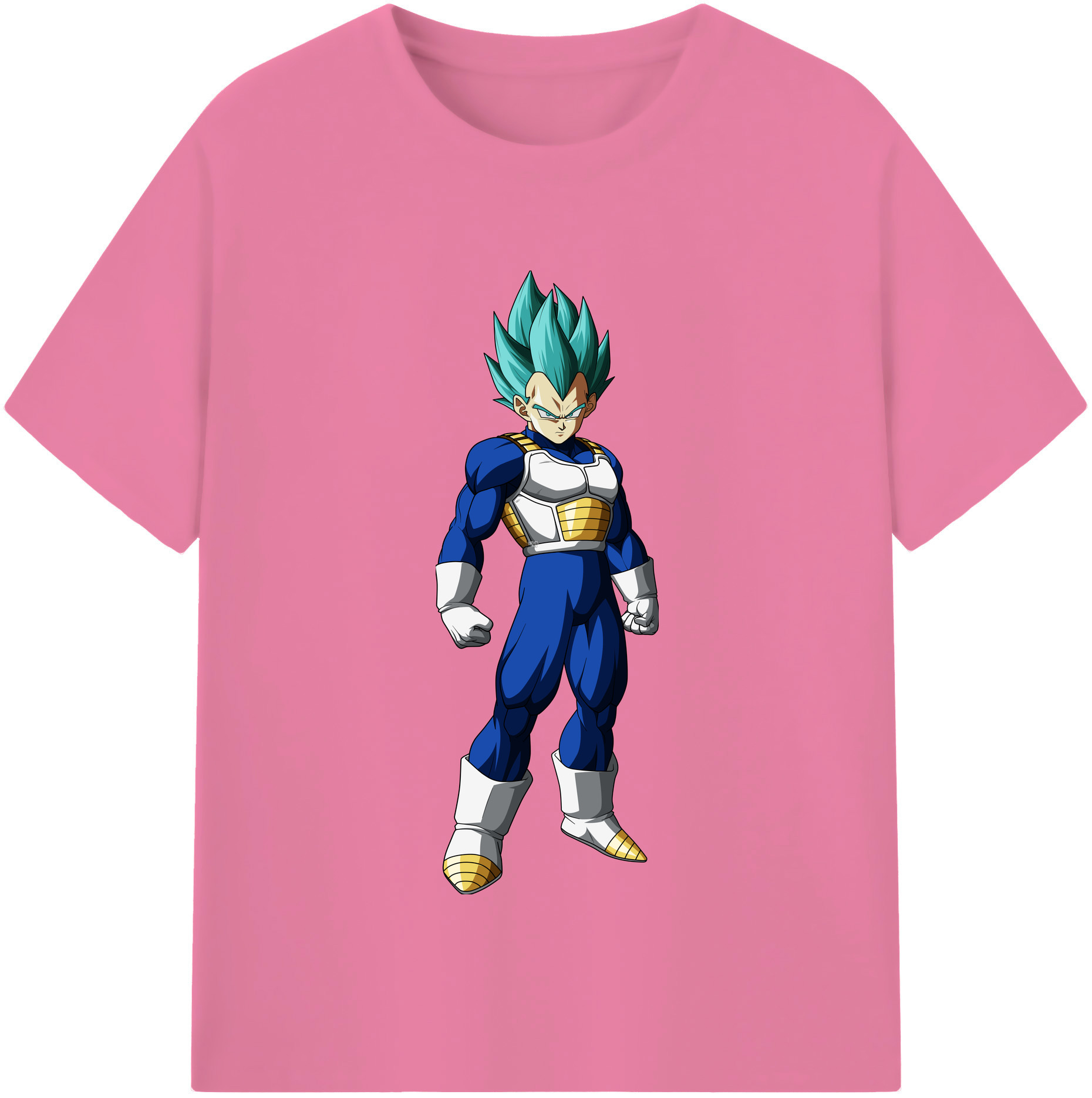 （画像用） ドラゴンボール ベジータ四世（Bejīta Yonsei）DRAGON BALL Vegeta IV 綿100％半袖Tシャツ（フロントプリント）